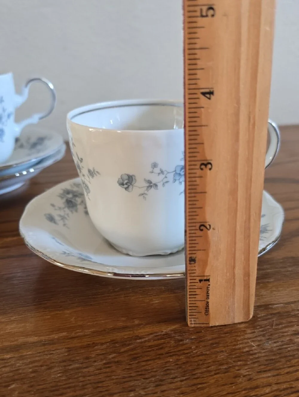 Johann Haviland Bavaria Germany Tea Cup and Saucer Set of 3 Tote 15